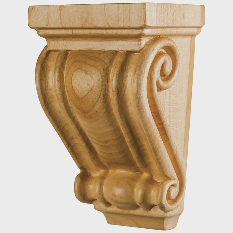 Square Scrolled Corbel