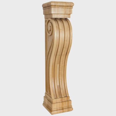 Fluted Art Deco Fireplace Corbel
