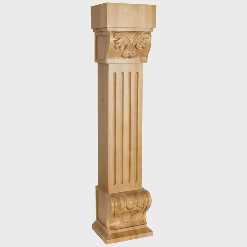 Fluted Acanthus Fireplace Corbel