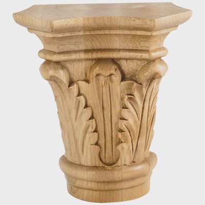 4-3/4&quot;x2-1/8&quot;x4-3/8&quot; Acanthus Capital