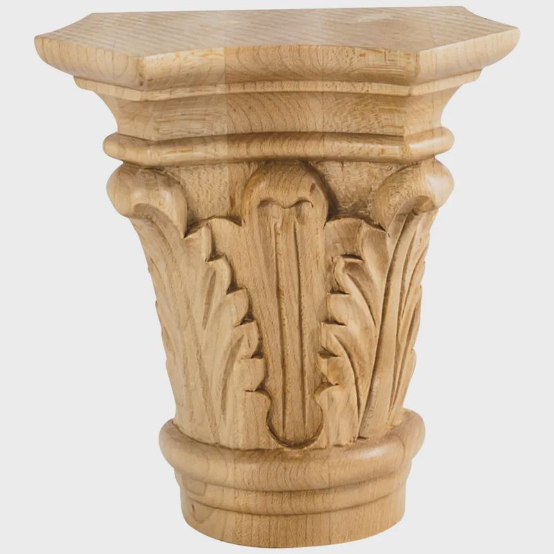 4-3/4"x2-1/8"x4-3/8" Acanthus Capital