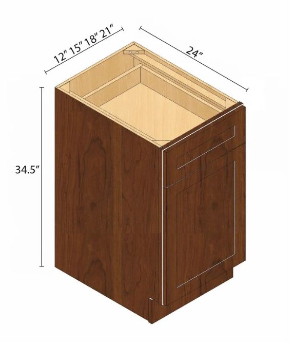 Standard Base - 1 Door &amp; 1 Drawer