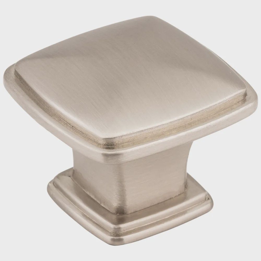 Square Milan 1 Cabinet Knob, Finish: Satin Nickel