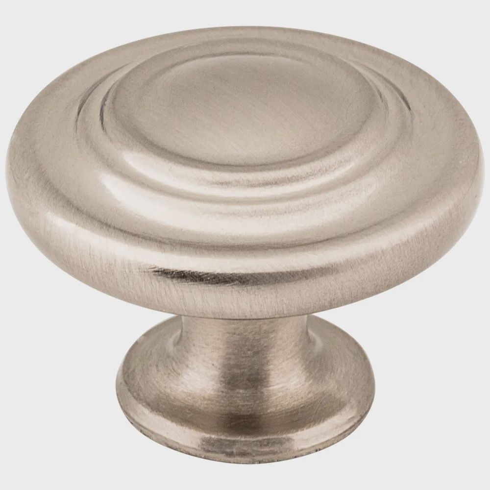 Arcadia Cabinet Knob, Finish: Satin Nickel
