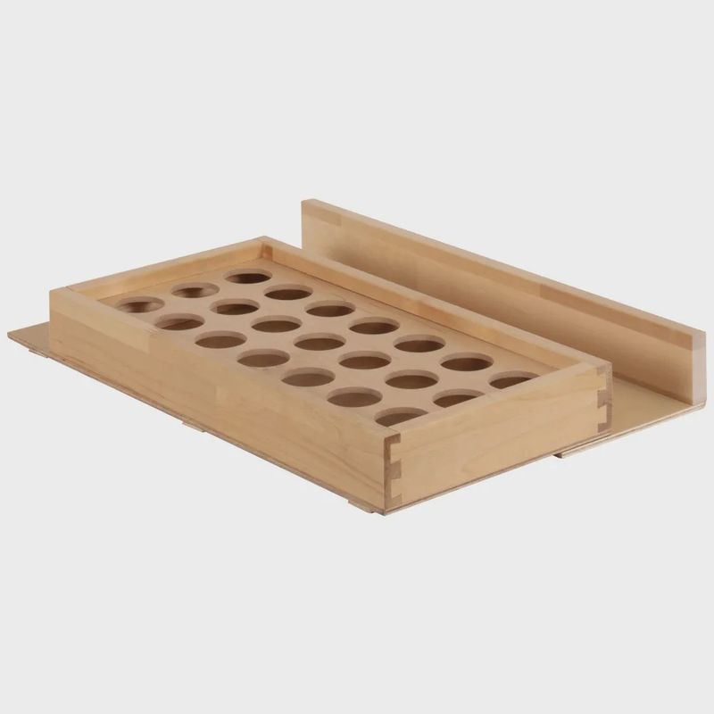 Adjustable Drop‑In Coffee Pod Drawer Insert