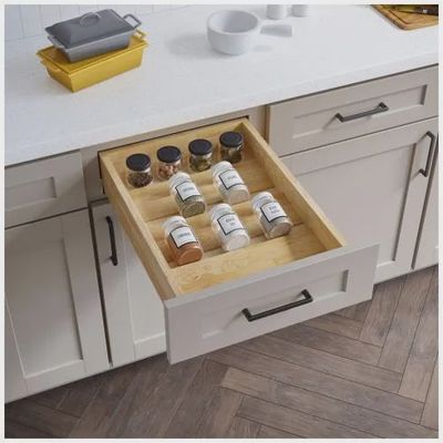 Spice Tray Drop-In Drawer Insert