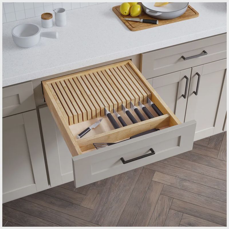 16" Knife Block Drawer Insert