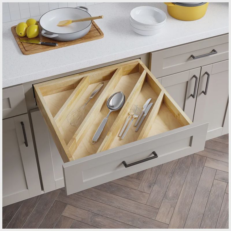 19" Angled Utensil Drawer Insert