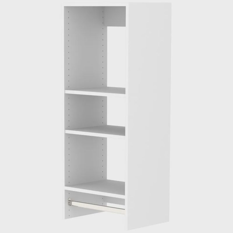 Hanging &amp; 2 Shelving Frame with Rod &amp; 2 Adjustable Shelves