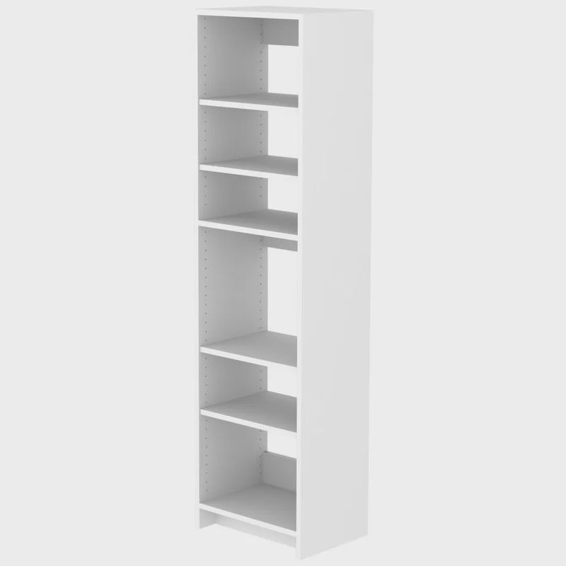 NorthPoint Closets™ Curated Combination Floor Module — Shelving Configuration