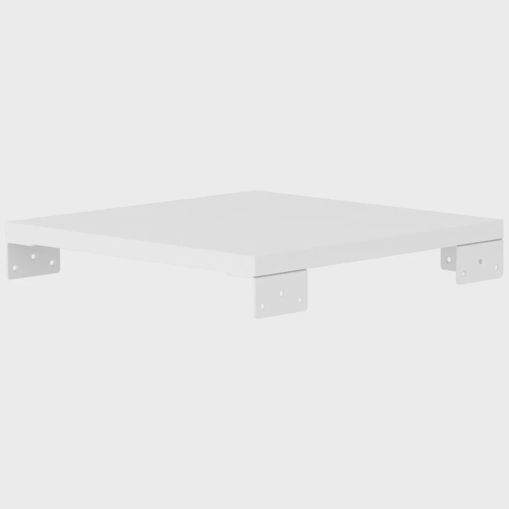 Bridge Material, 2-Pack, 14"D, Finish: White