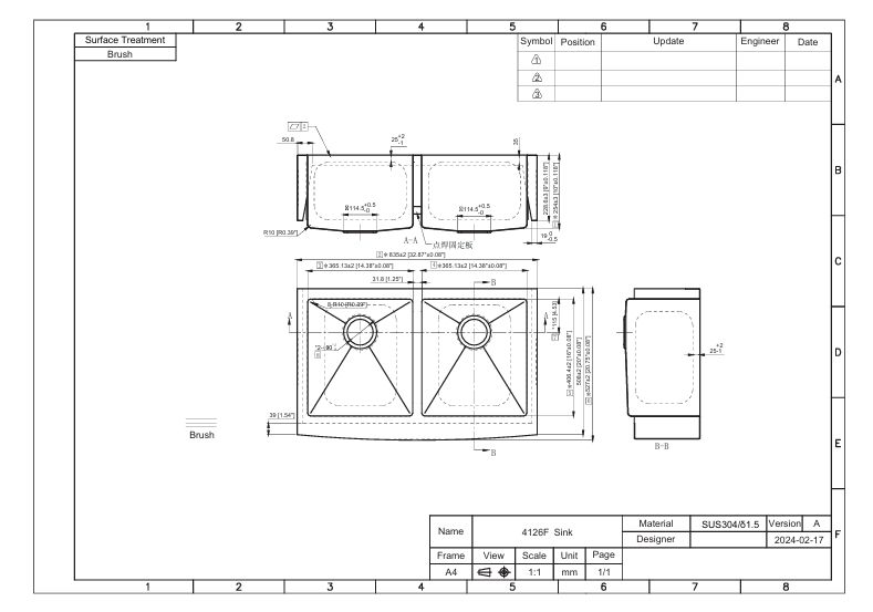 Handcrafted Double Bowl Farmhouse Apron Sink – 50/50 Split