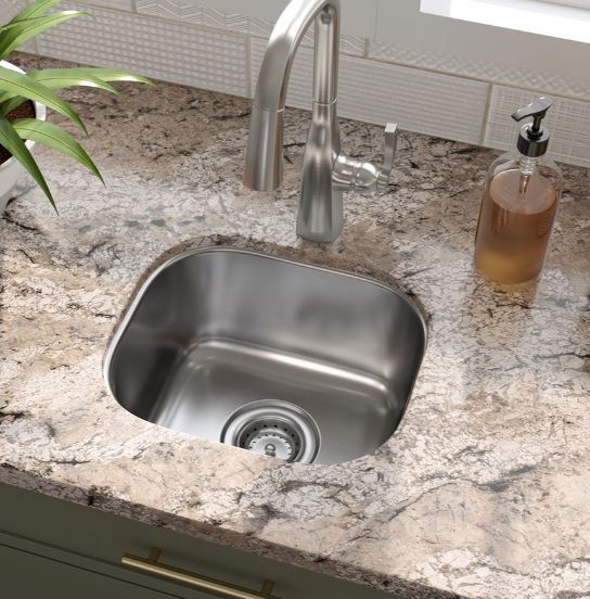 Handcrafted 18‑Gauge Single Bowl Undermount Sink – Compact &amp; Versatile