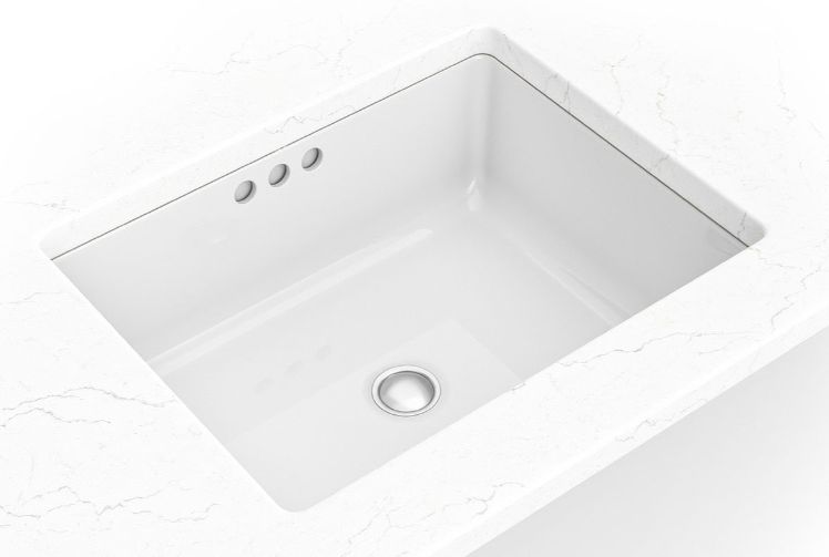 19¾" x 15¾" Rectangular Undermount Vanity Sink