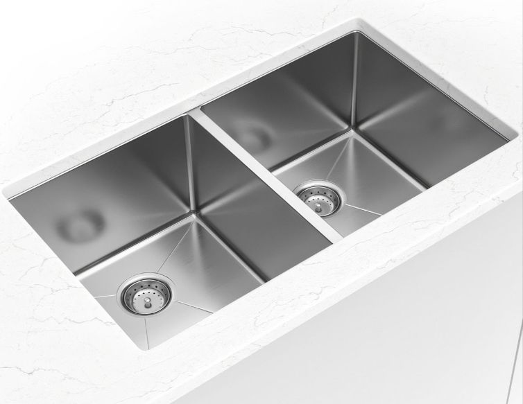 Double Bowl Handcrafted Undermount Sink