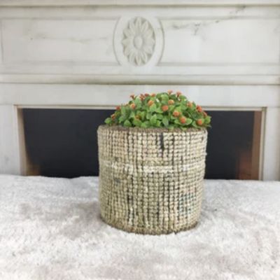 Vintage Killim Basket - Small