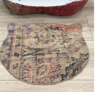 Vintage Killim Cat Mat
