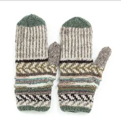 Nina  - Wool Knit Mittens