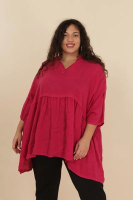 Flora Linen Tunic