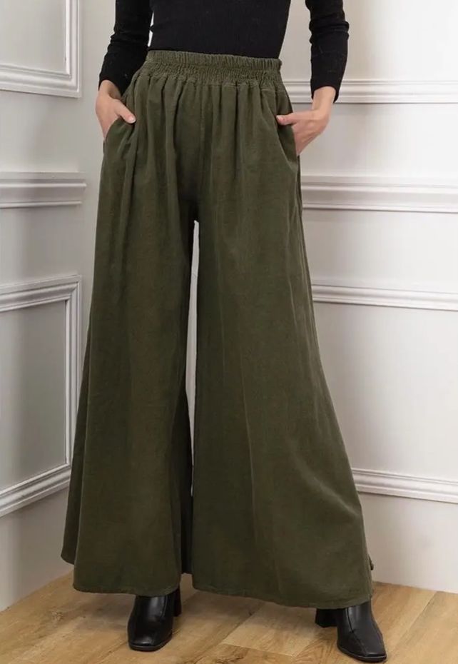 Corduroy Palazzo Pant