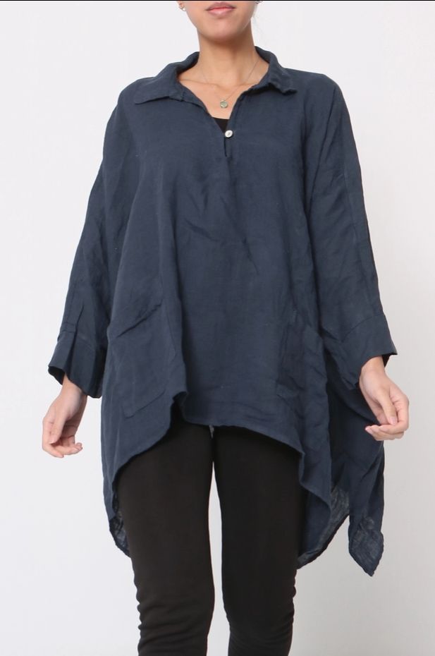Orchid Linen Tunic
