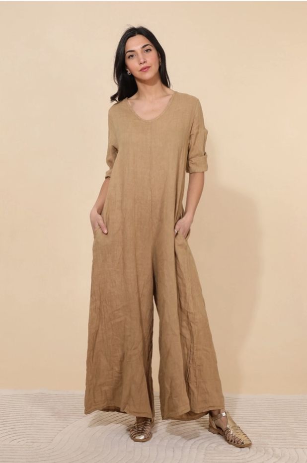 Cedar Linen Jumpsuit