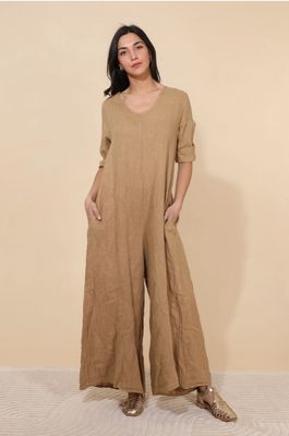 Cedar Linen Jumpsuit