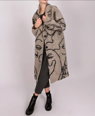 Faces Wool Coat