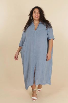 Zinnia Linen Dress