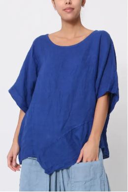 Leaf Linen Blouse