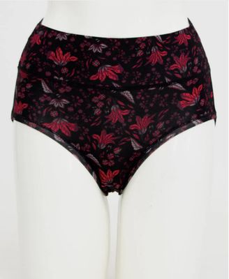 Bamboo High Rise Brief - Red Life