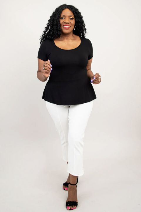 Kim Bamboo Cap Sleeve