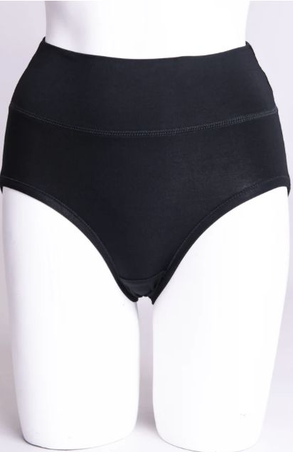 Bamboo High Rise Brief - Black