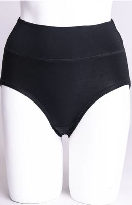 Bamboo High Rise Brief - Black