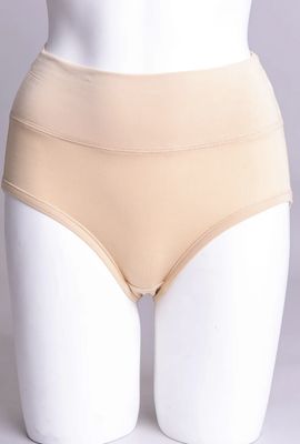 Bamboo High Rise Brief - Beige