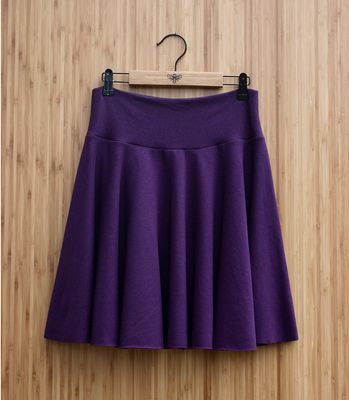 Bamboo FL Circle Skirt - Midi