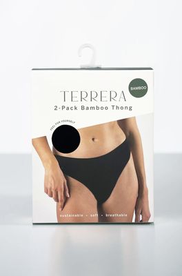 2-Pack Bamboo Thong
