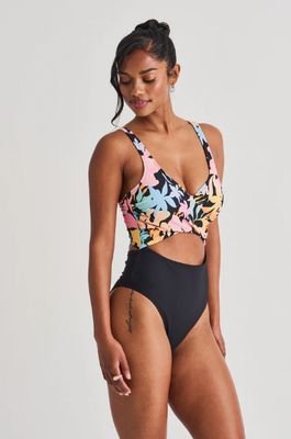High Leg Wrap One-Piece