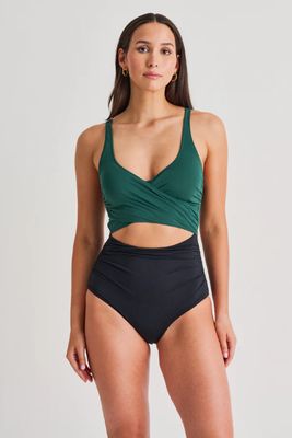 Wrap One-Piece - Rain Forest