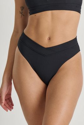 Retro Waist Bottom - Black