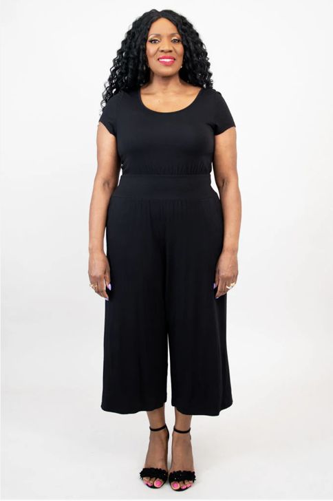 Julie Bamboo Jumpsuit - Black