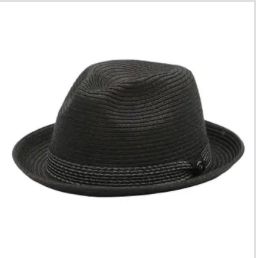 Salvatore Paper Banded Fedora Hat