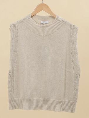 Sleeveless Cotton Vest