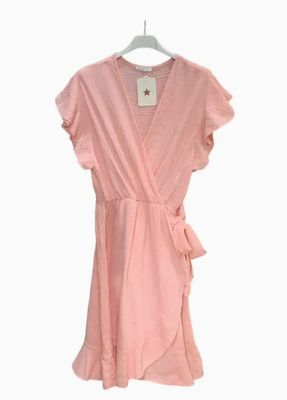 Cotton Gauze Belted Flying Dress