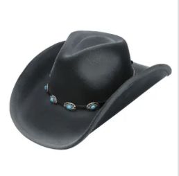 Eliel Ultra Felt Turqoise Gem Western Drifter Hat