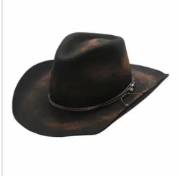 Roll Wool Felt Corded Beads Hat