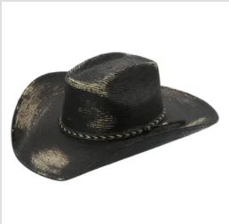 Alibi Straw Band Tassel Classic Western Cowboy Hat