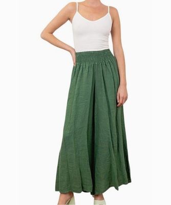 Palazzo Linen Pant