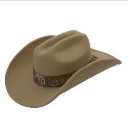 Jared Ultra Felt Band Buckle Western Drifter Hat