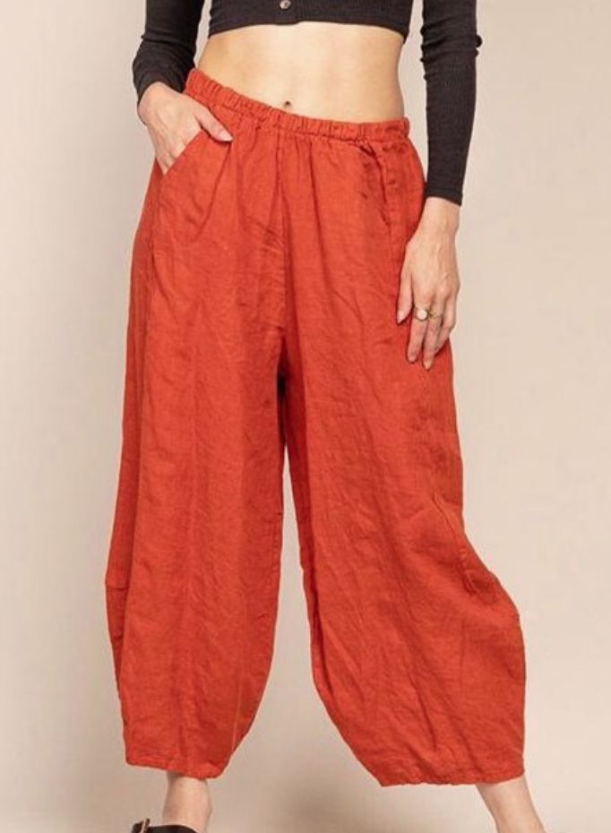 Bluebell Linen Capris